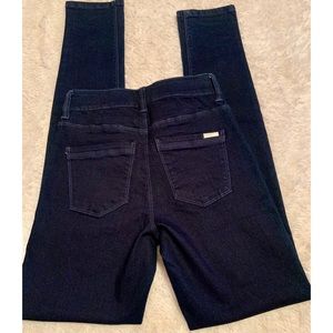 Women’s White House Black Market Dark Blue Skinny Jeans Size 0 Regular